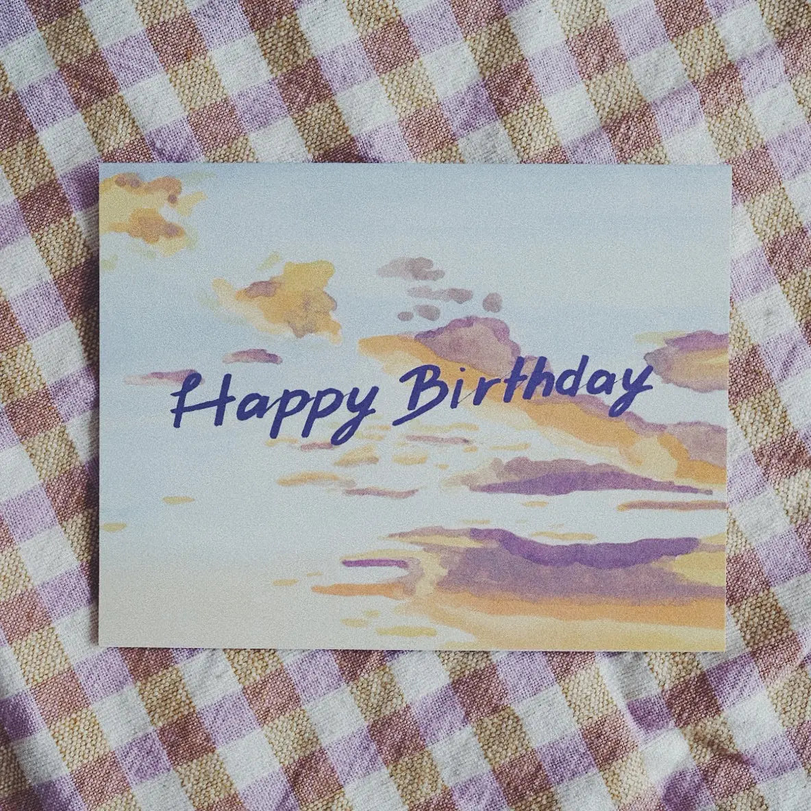 Happy Birthday Morning Sky Card