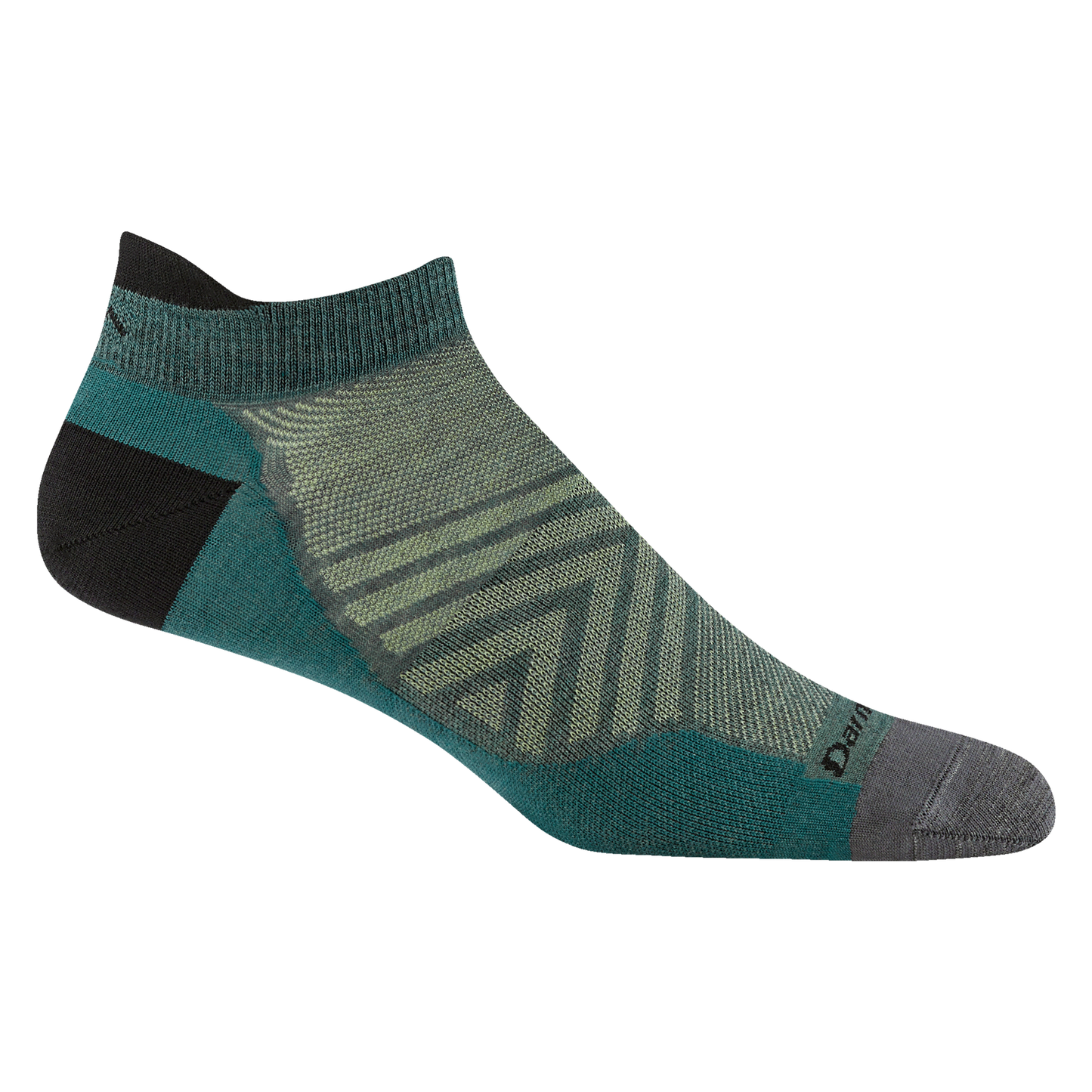 Run No Show Tab Ultra-Lightweight Running Socks in Teal