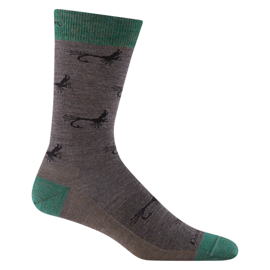 Mcfly Crew Lightweight Lifestyle Socks in Taupe