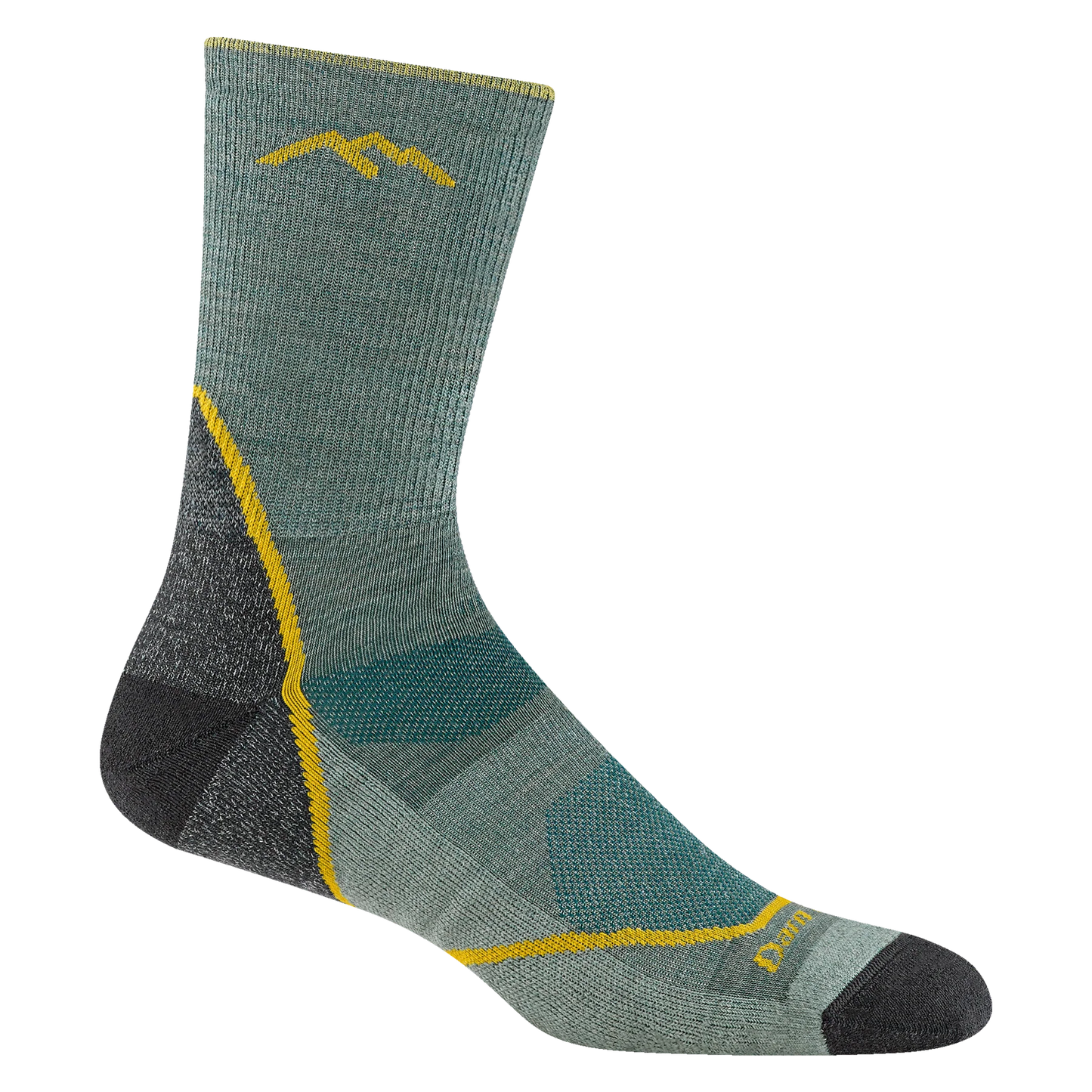Light Hiker Micro Crew Lightweight Hiking Socks in Seafoam