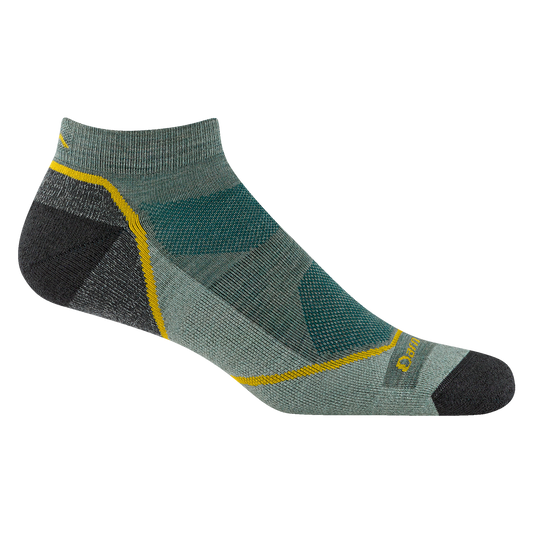Light Hiker No Show Lightweight Hiking Sock in Seafoam