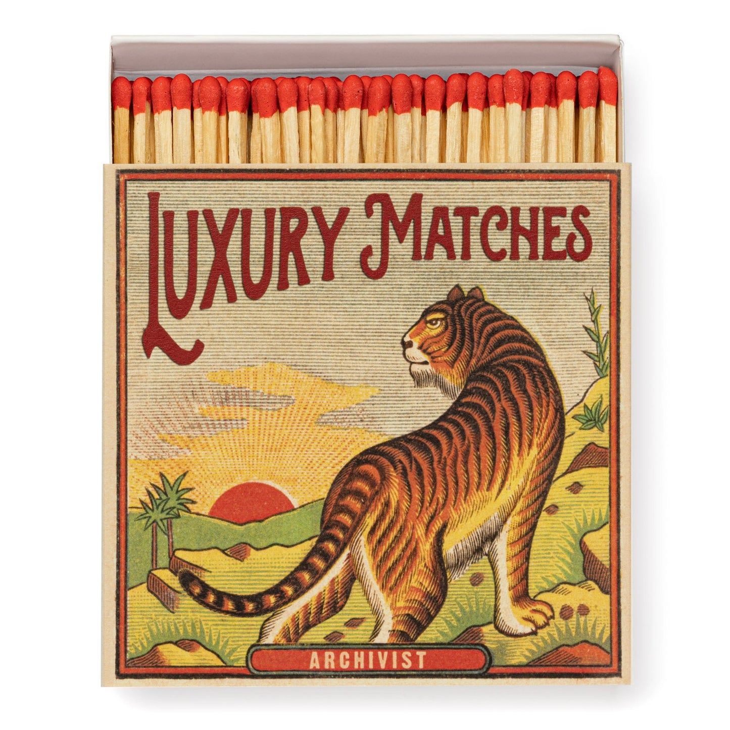 Tiger Square Matchbox