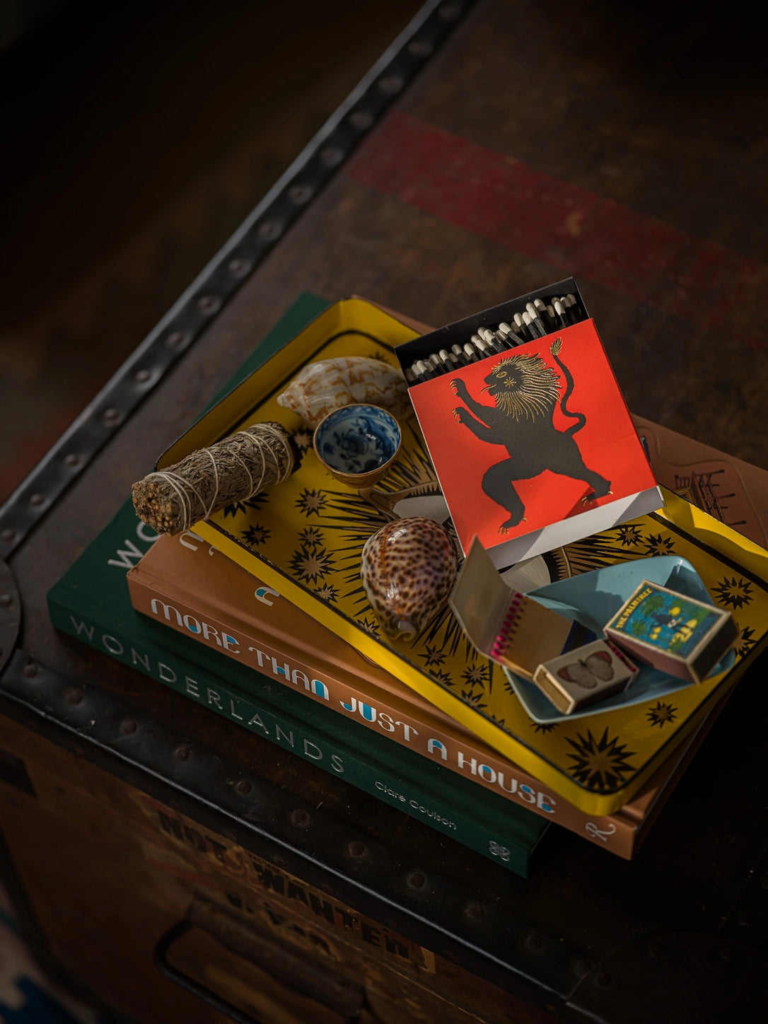 Lion Square Matchbox