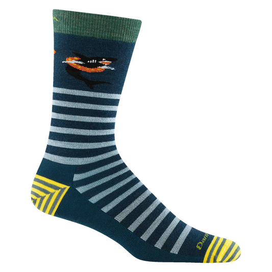 Animal Haus Crew Lightweight Lifestyle Socks in Dark Teal