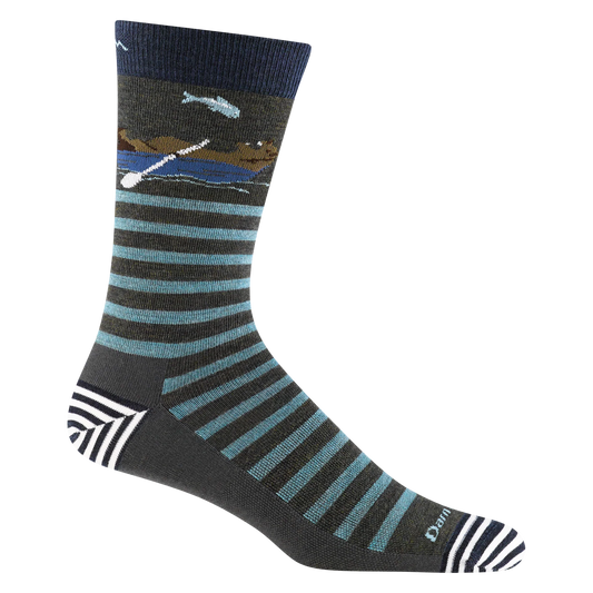 Animal Haus Crew Lightweight Lifestyle Socks in Forest