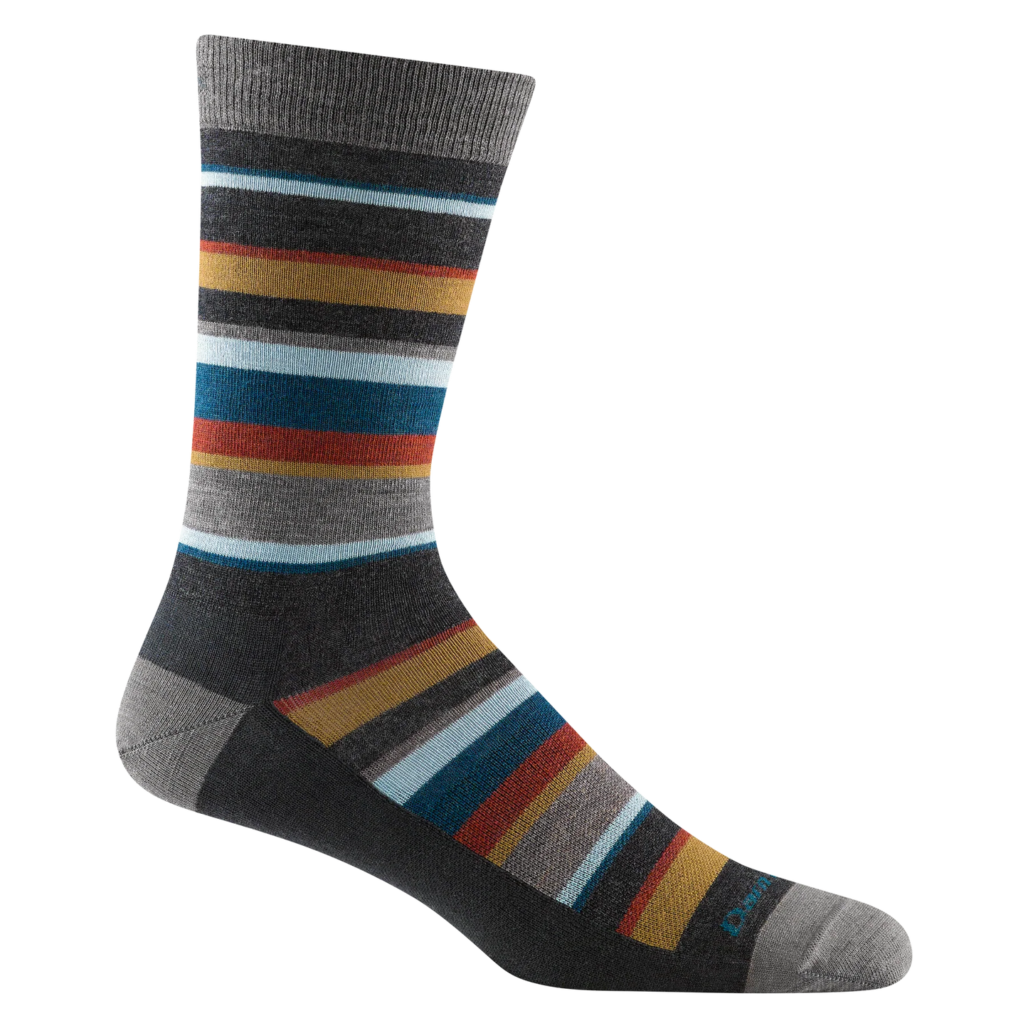 Druid Crew Lightweight Lifestyle Socks in Charcoal