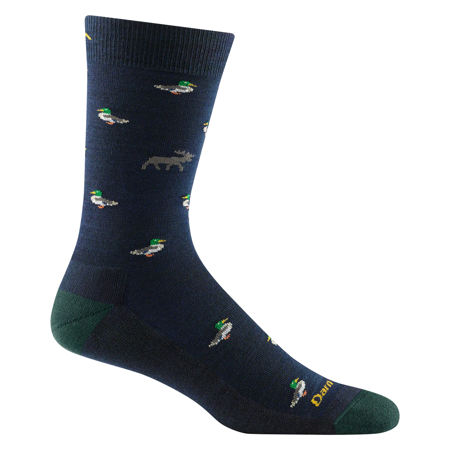 Duck Duck Moose Crew Lightweight Lifestyle Socks in Eclipse