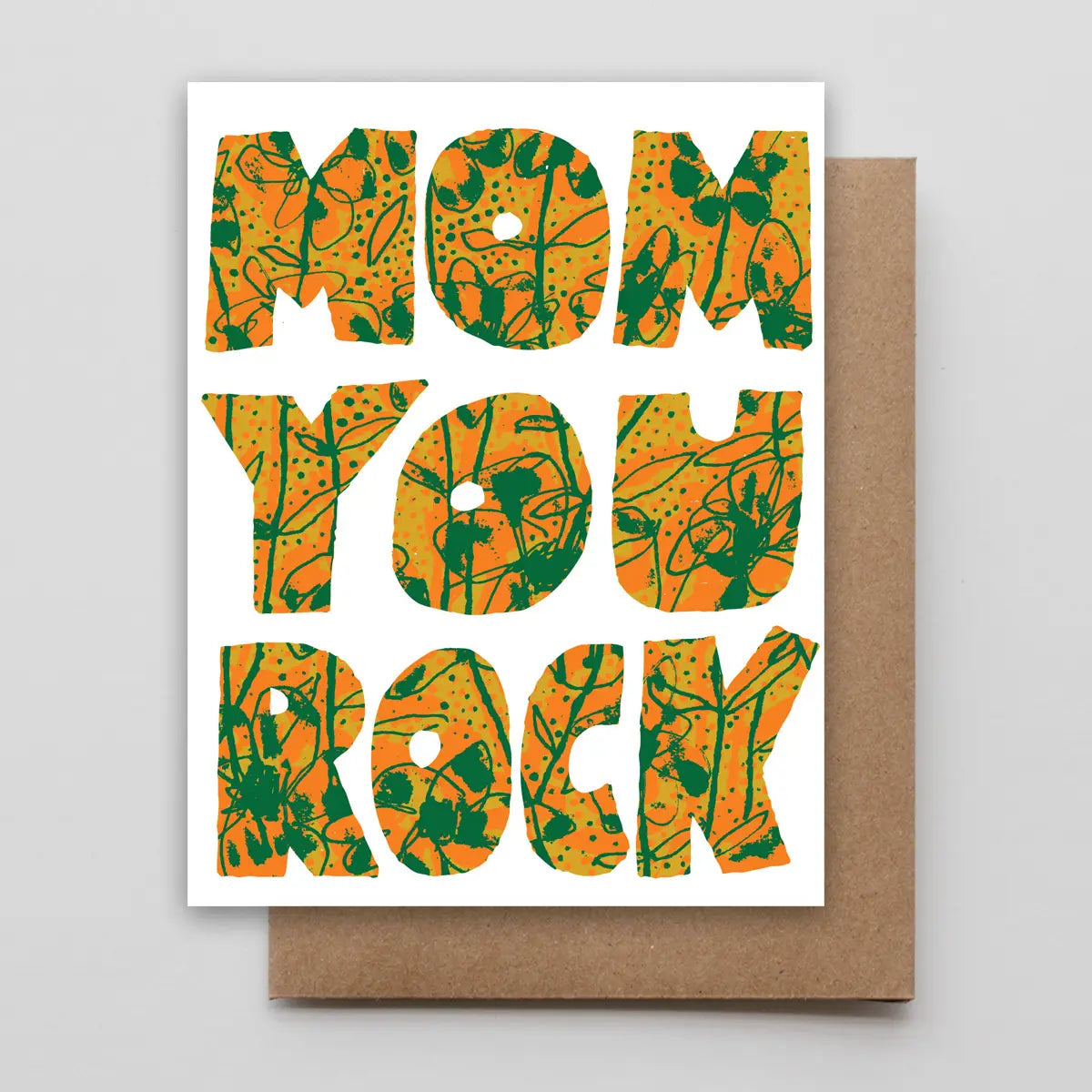 Mom You Rock Card