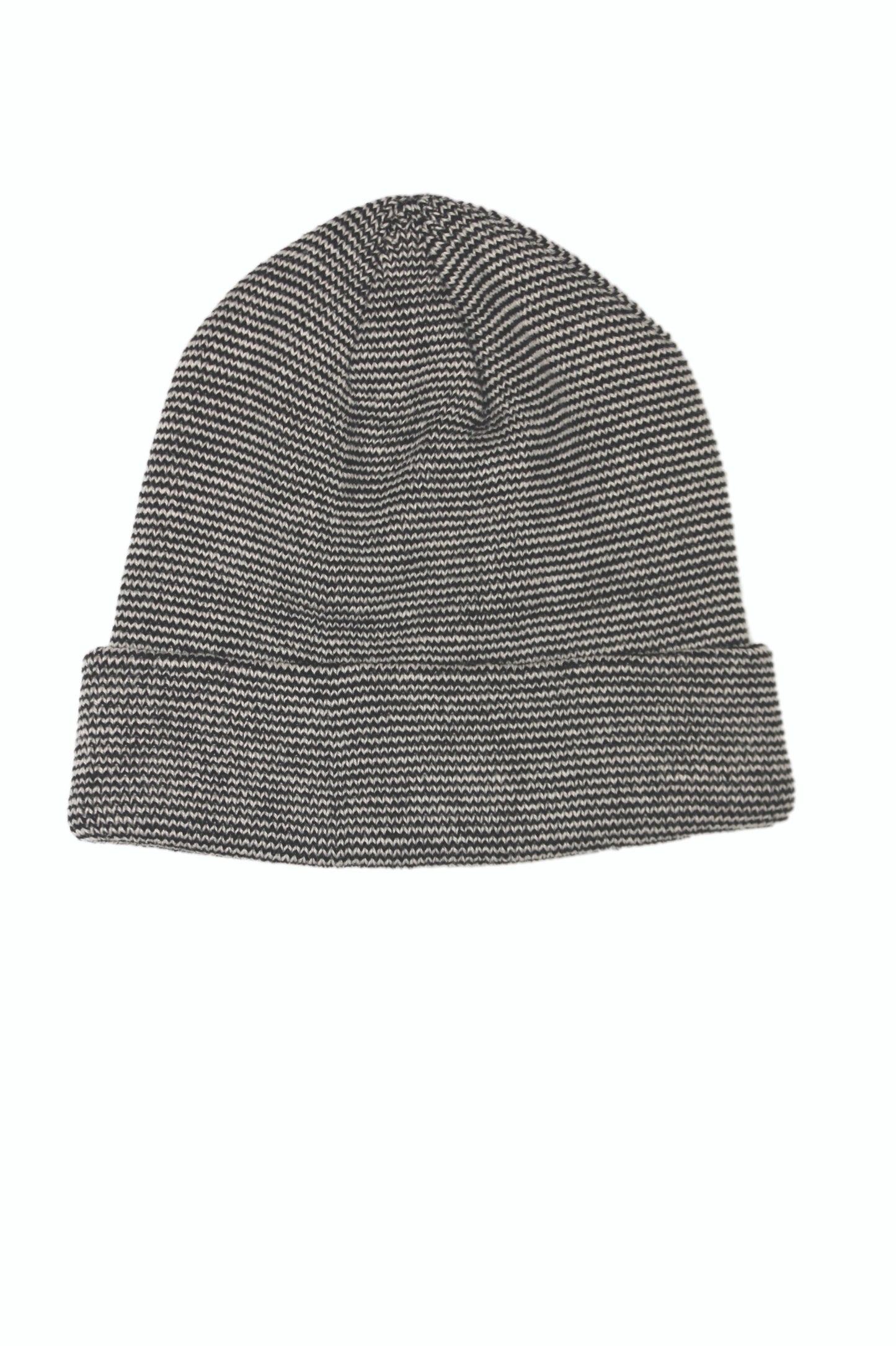 Striped Beanie in Sand
