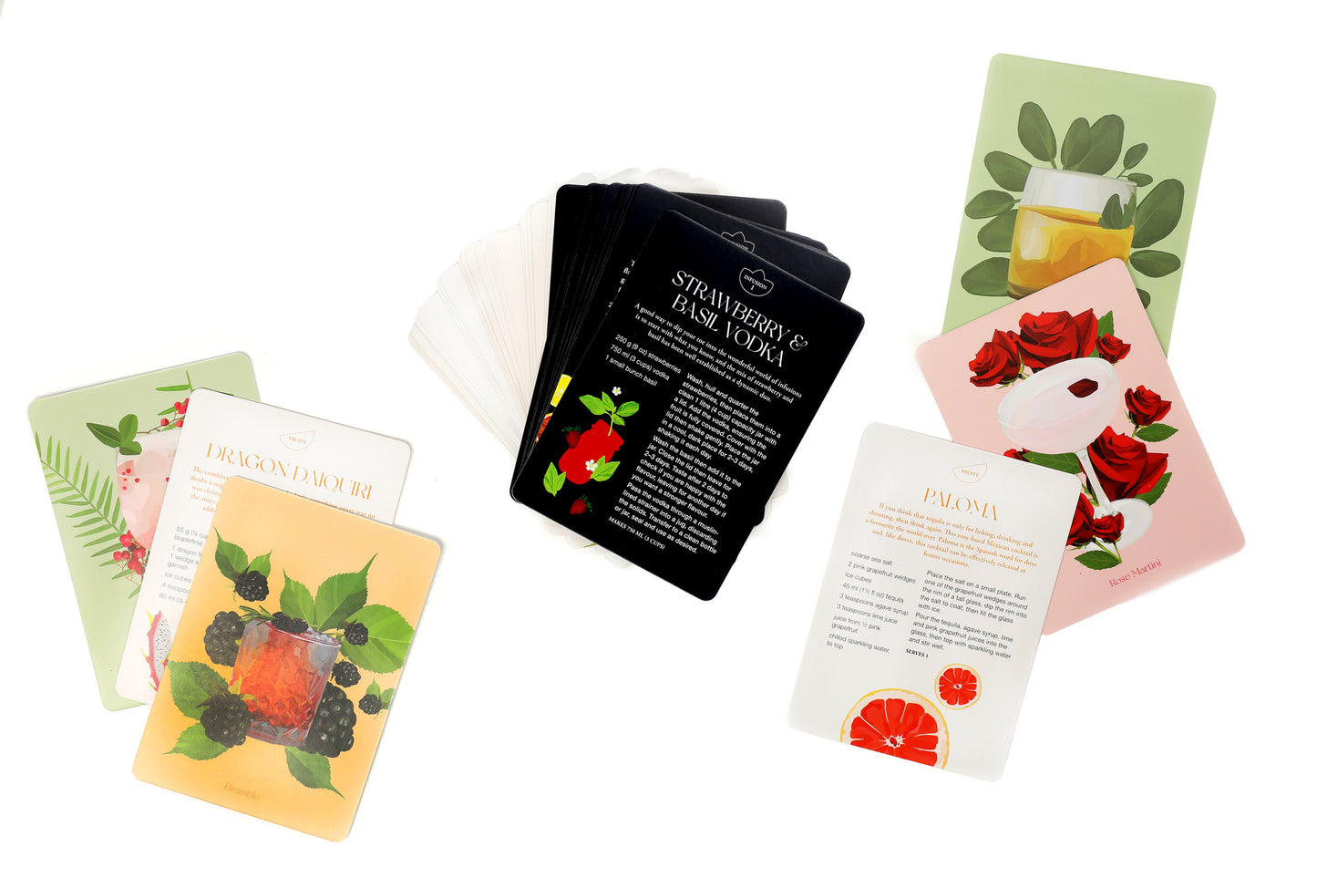 The Botanical Cocktail: 50 Cocktail Recipe Cards Inspired by Nature