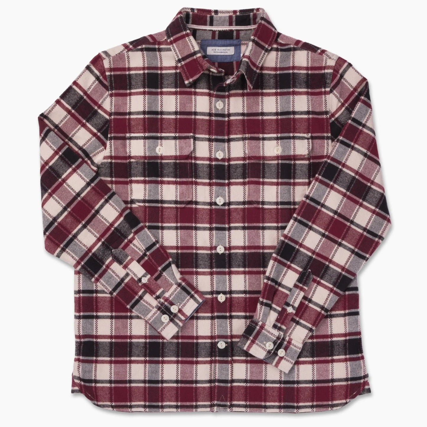 Winter Flannel Utility Shirt in Spanish Tile