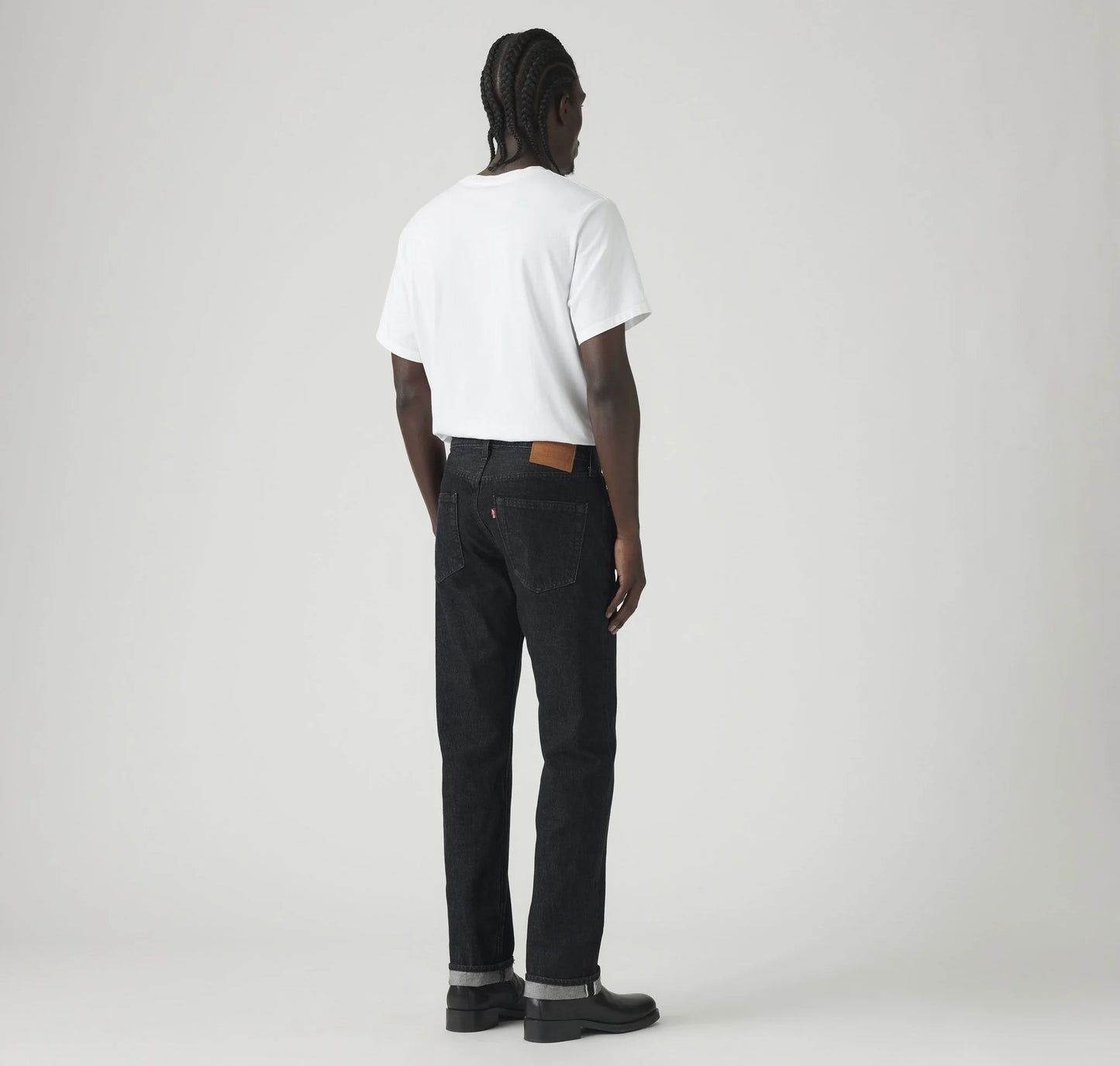 501™ Original Selvedge Men's Jeans in Big Step Rinse - Black