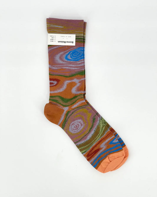 Camouflage Socks in Caramel