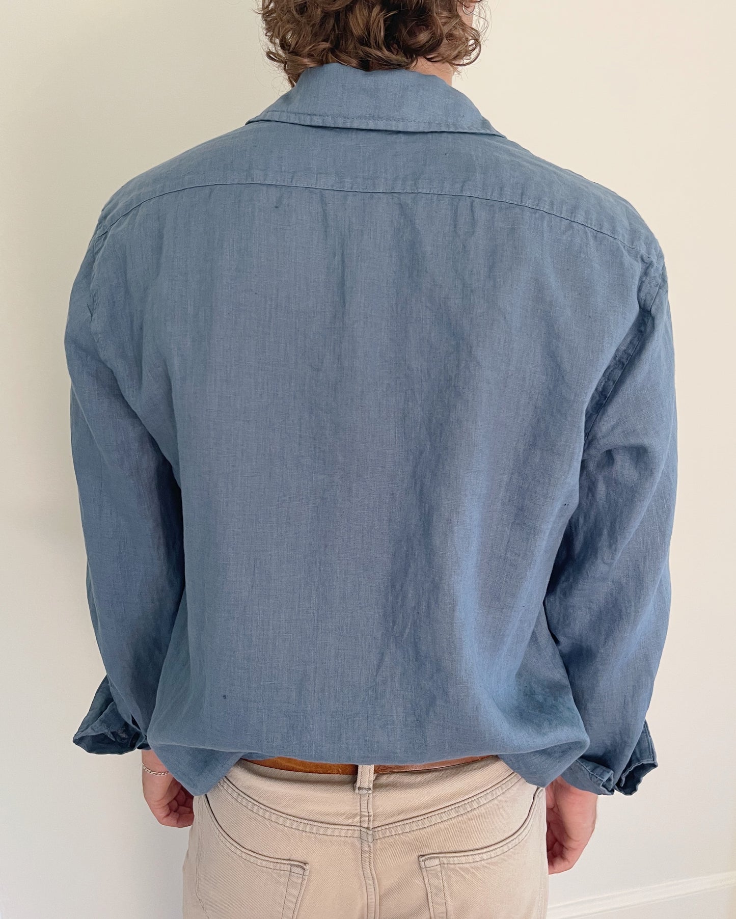 Linen Button Down in Tidal