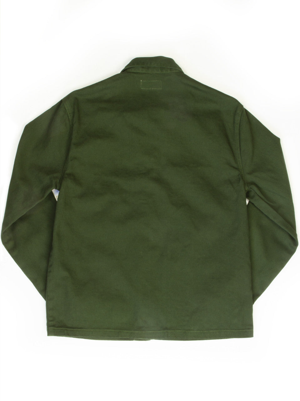 Garment Dyed Coverall Jacket in Green
