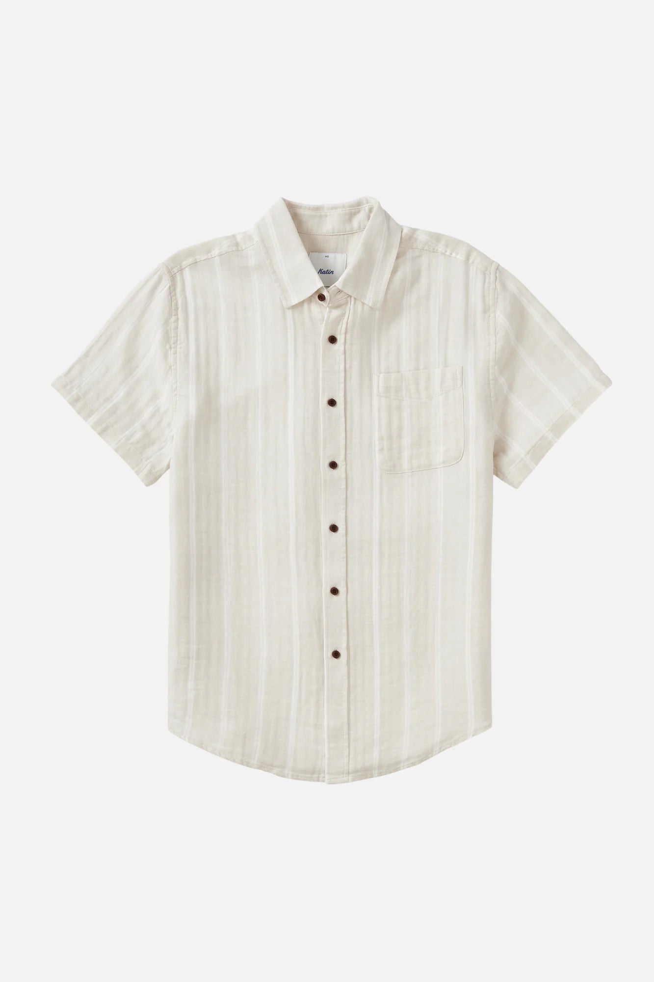 Alan Stripe Shirt in Moon