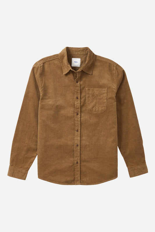 Granada Shirt in Light Brown Corduroy