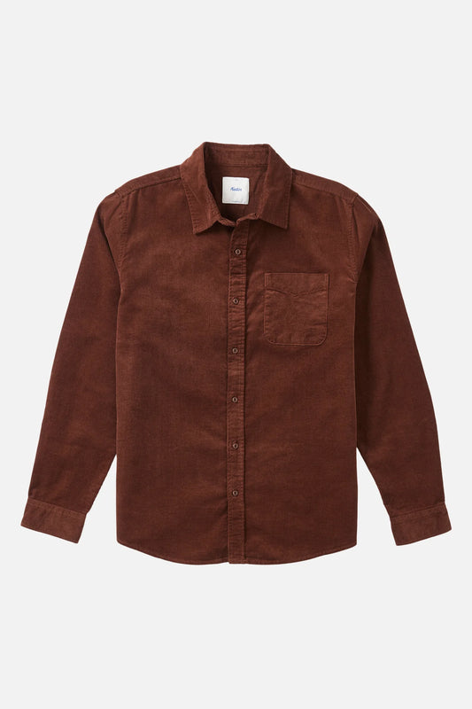 Granada Shirt in Mahogany Corduroy