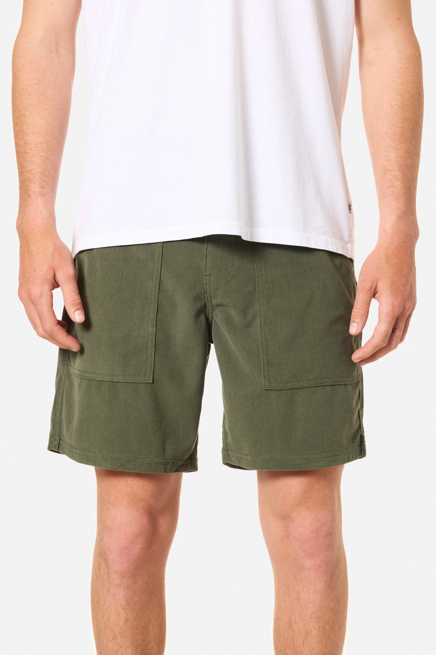 Trails Corduroy Shorts in Thyme