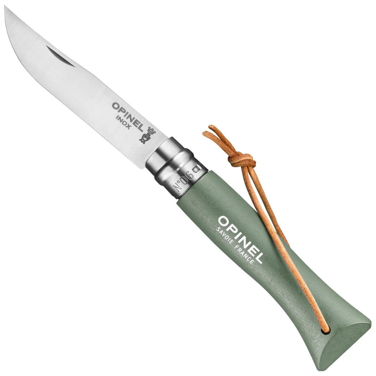 No.6 Stainless Steel Folding Knife in Sage