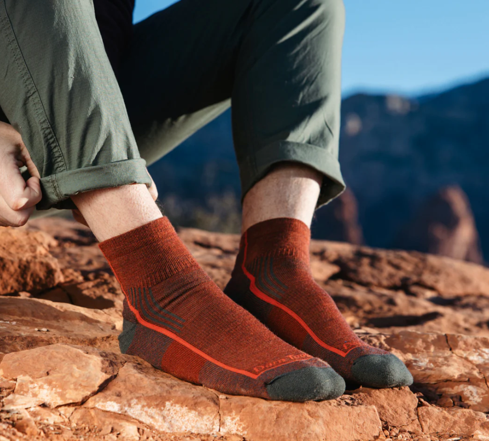 Quarter Midweight Hiking Sock in Chestnut