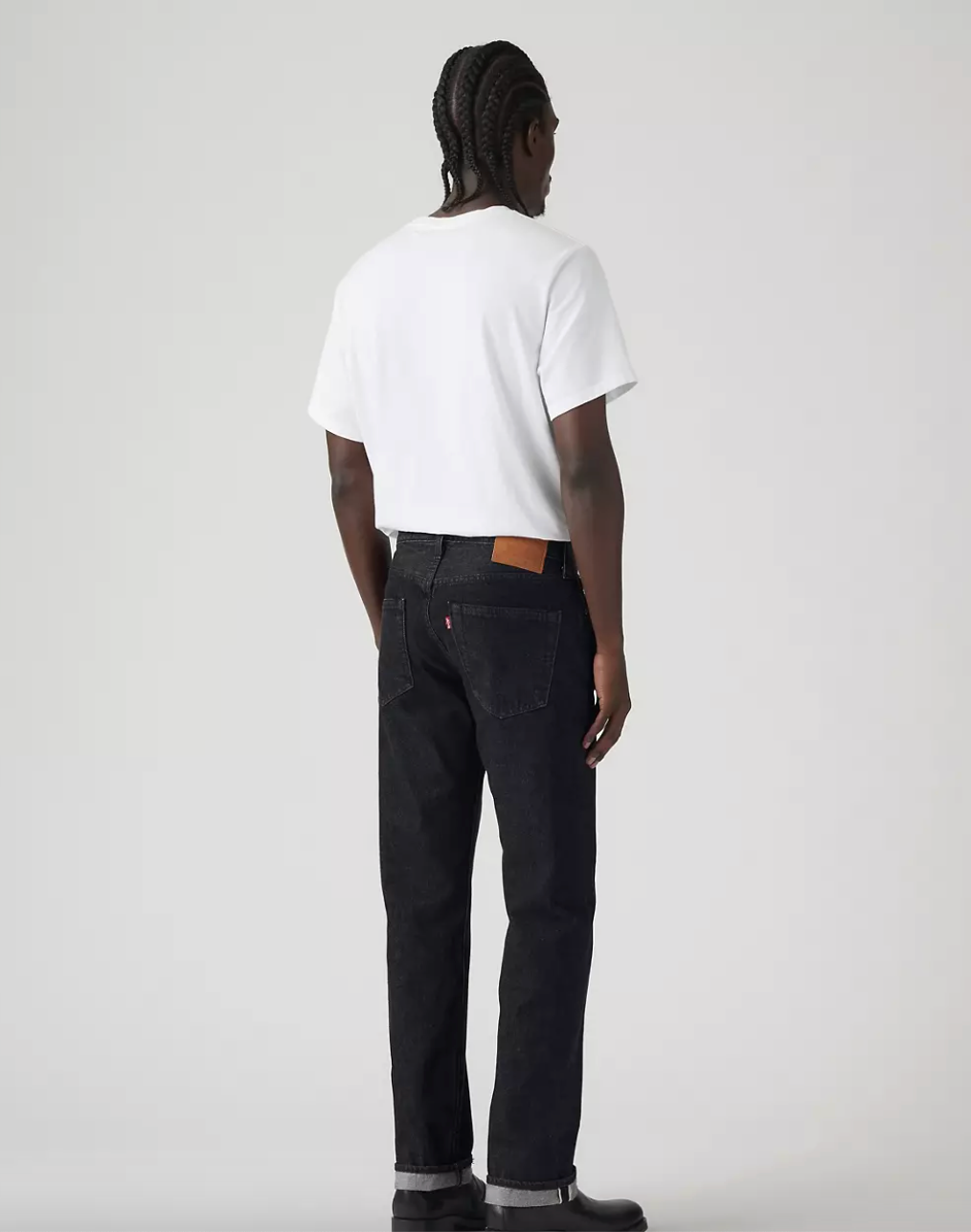 501® Original Fit Selvedge Denim in Big Step Rinse (Black)