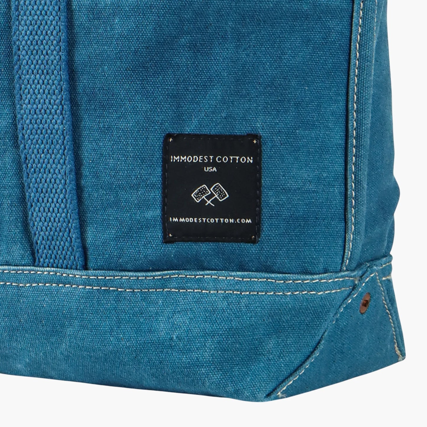 Small East West Tote in Indigo