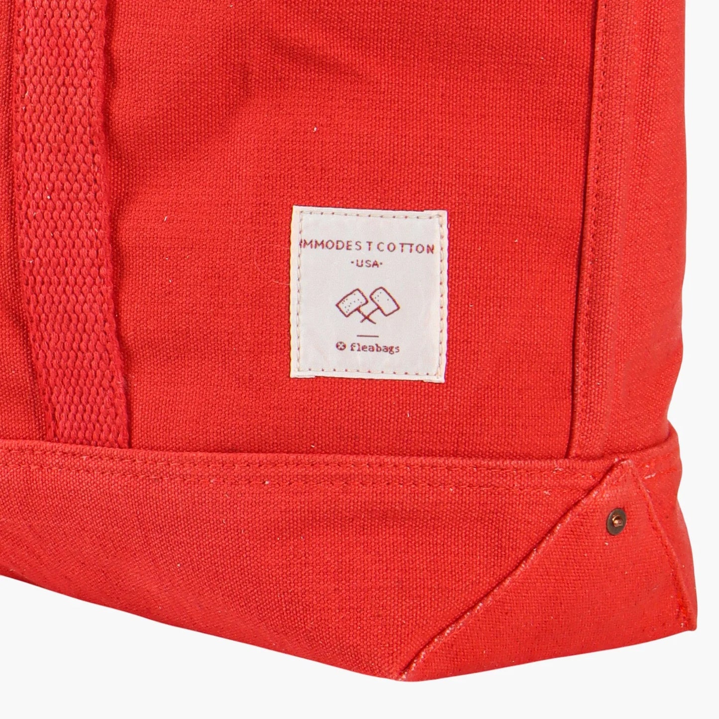 Small East West Tote in Persimmon