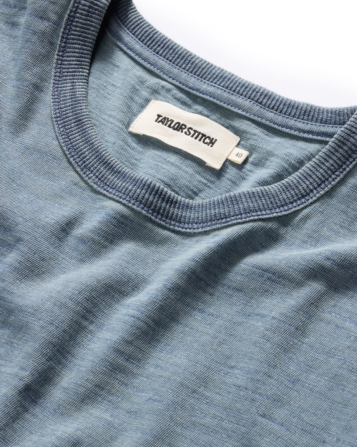 The Organic Cotton Tee in Washed Indigo