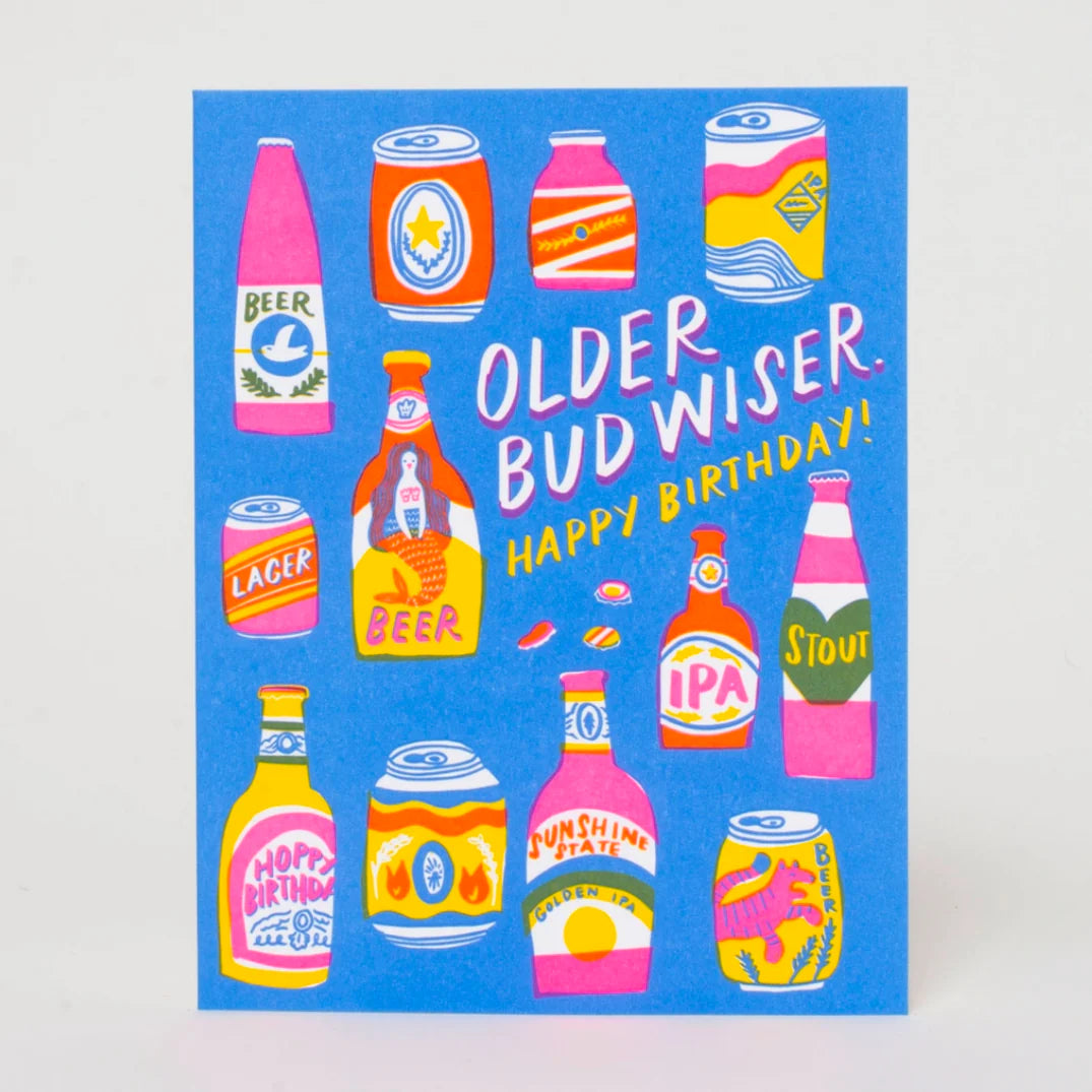 Older Bud Wiser Birthday Card