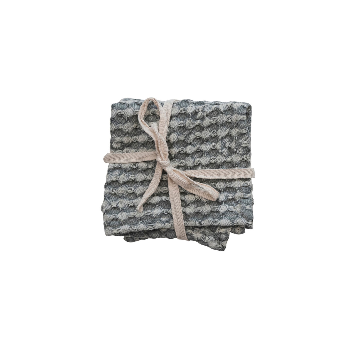 Stonewashed Cotton Waffle Weave Dish Cloths