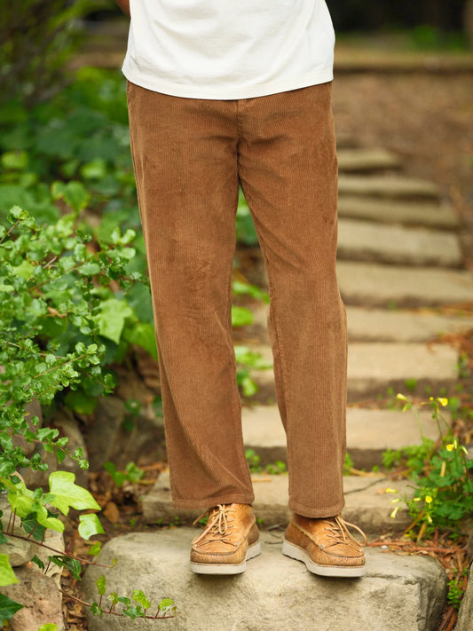 Boat Pants in Brown Corduroy