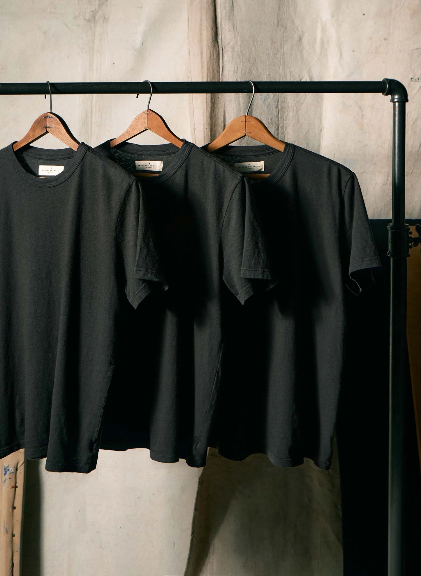 Classic Knit Crew in Faded Black