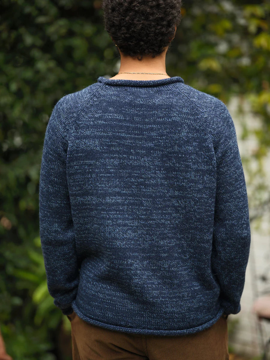 Fisherman Sweater in Navy