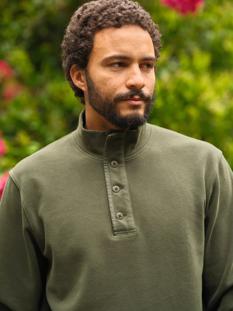 Garberville Pullover in Rover Green
