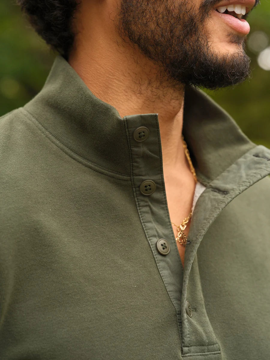 Garberville Pullover in Rover Green