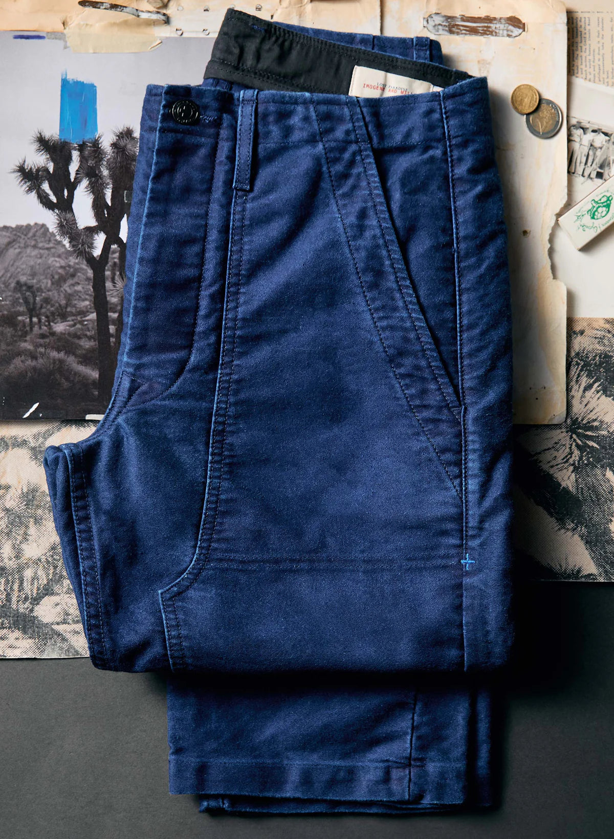 Hencye Moleskin Workpant in Indigo