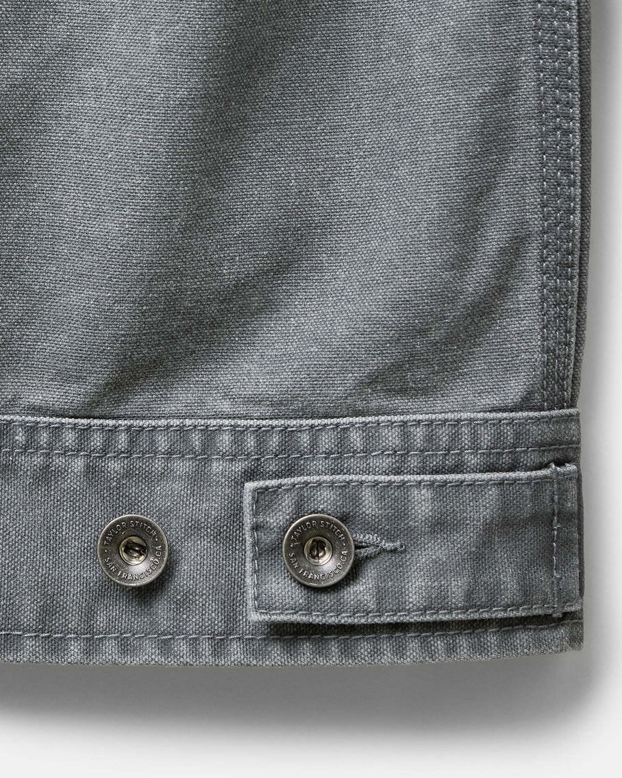The Shifter Jacket in Dark Grey Pigment Canvas