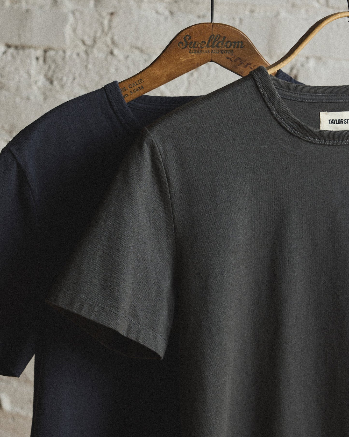 The Organic Cotton Tee in Faded Black
