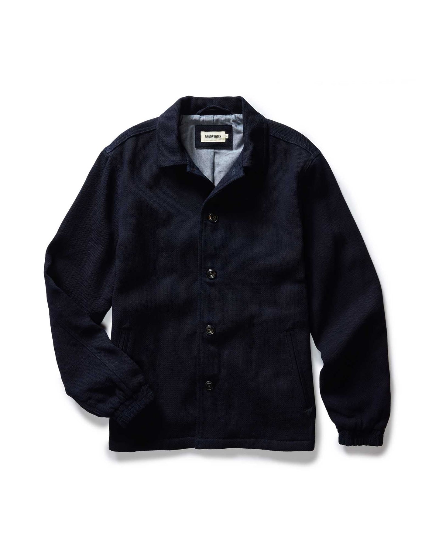 The Crew Jacket in in Rinsed Indigo Sashiko