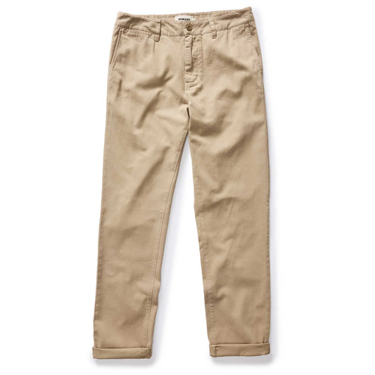 The Slim Foundation Pant in Organic Khaki
