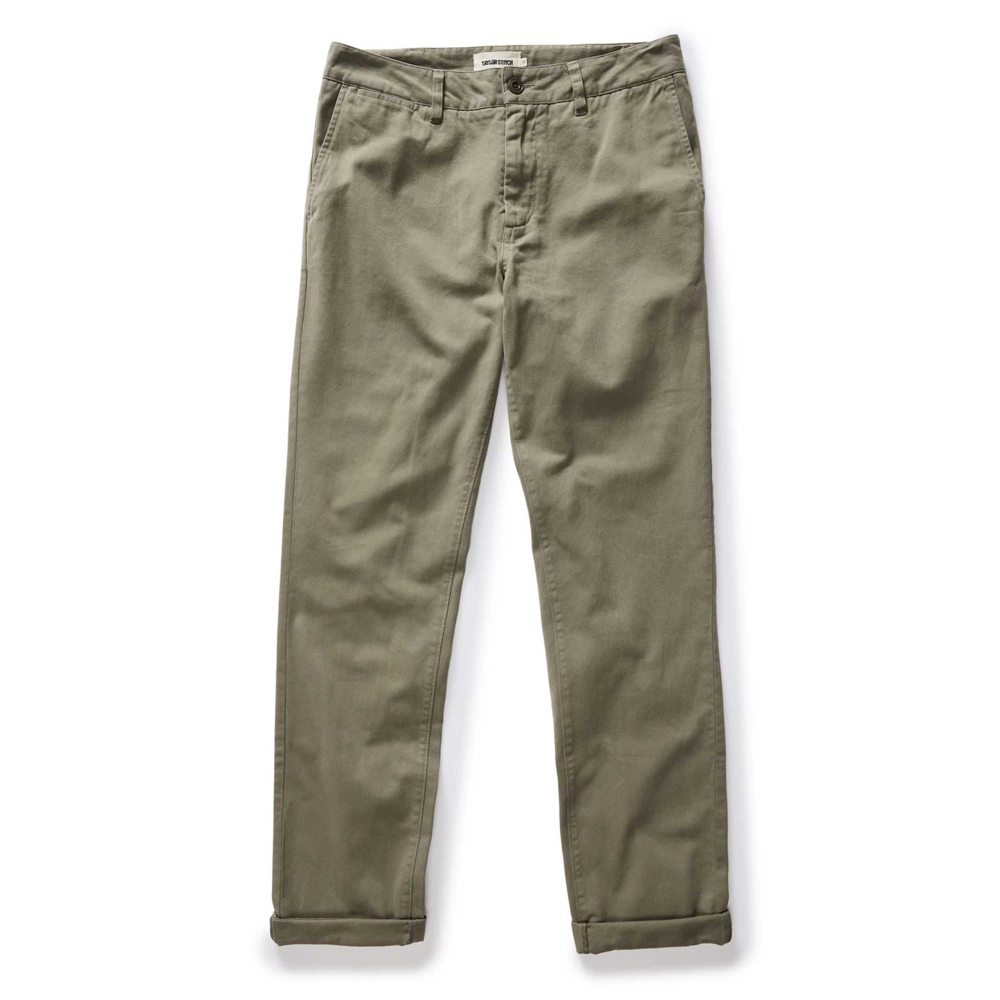 The Slim Foundation Pant in Organic Smoked Olive