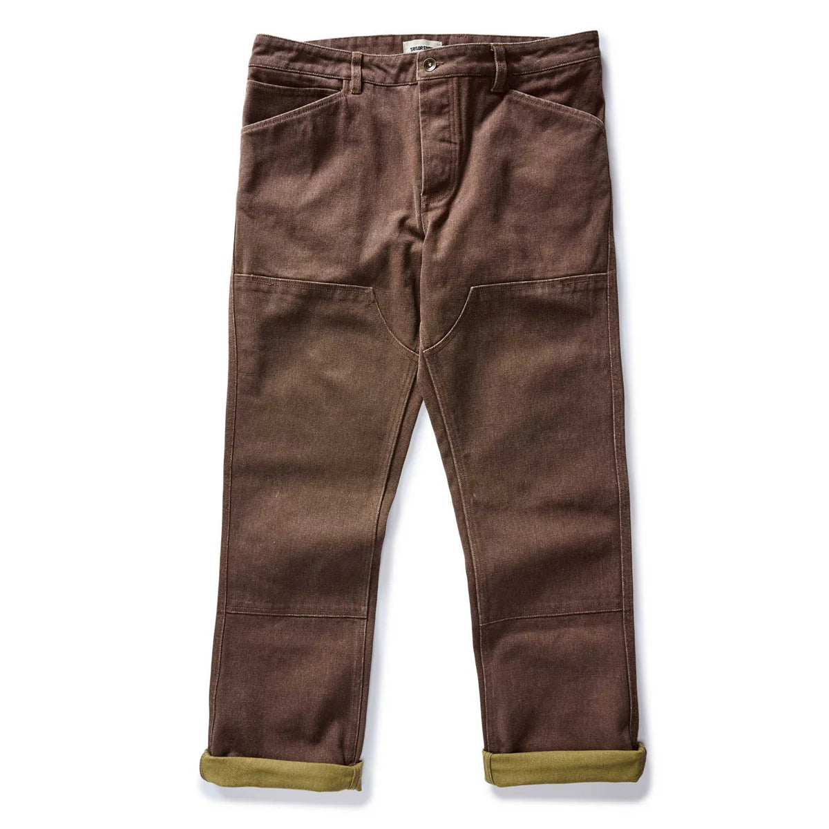 The Chore Pant in Aged Penny Chipped Canvas