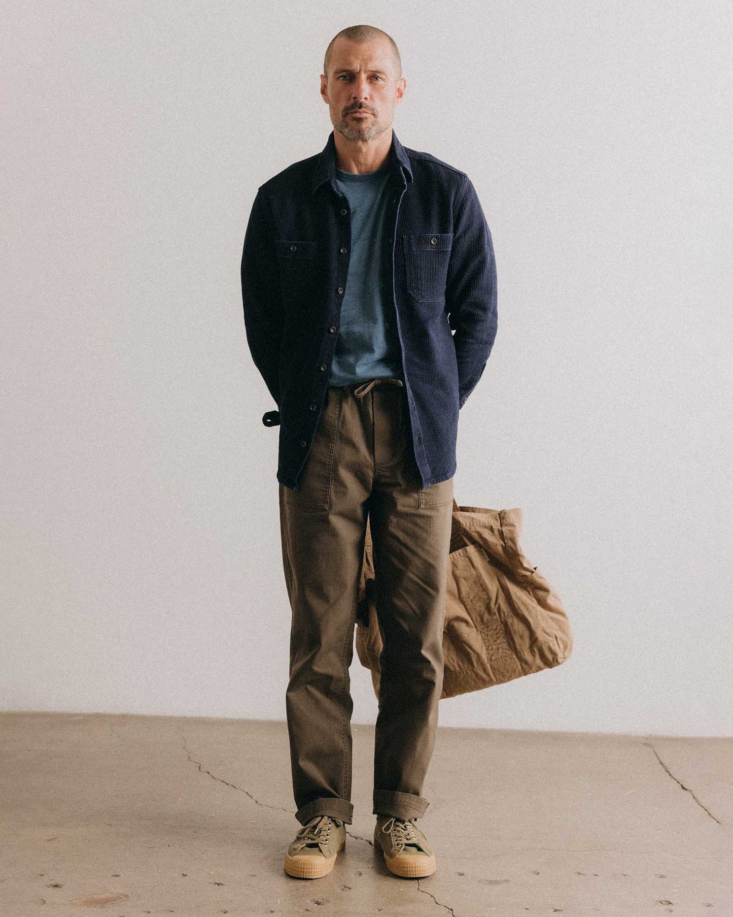 The Breakwater Pant in Mushroom Ripstop