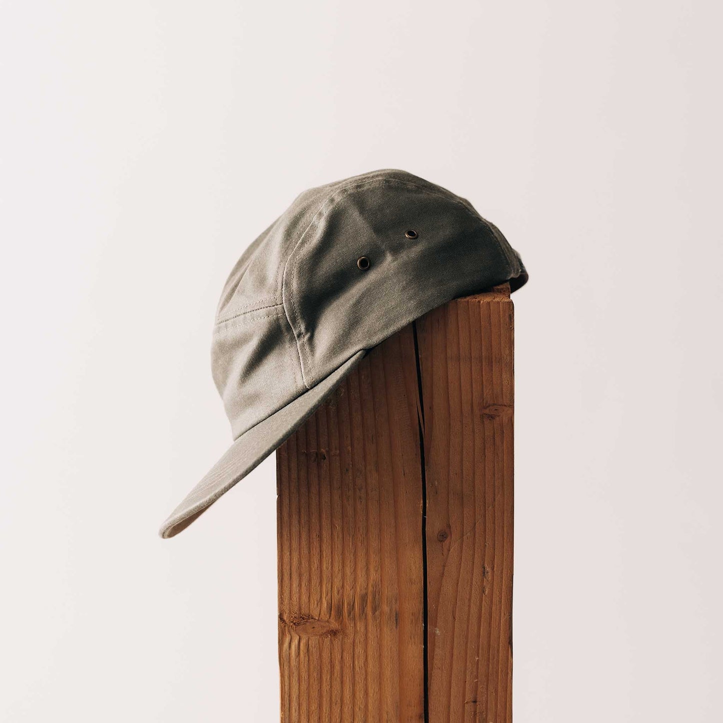 The 5-Panel Cap in Field Olive Reverse Sateen