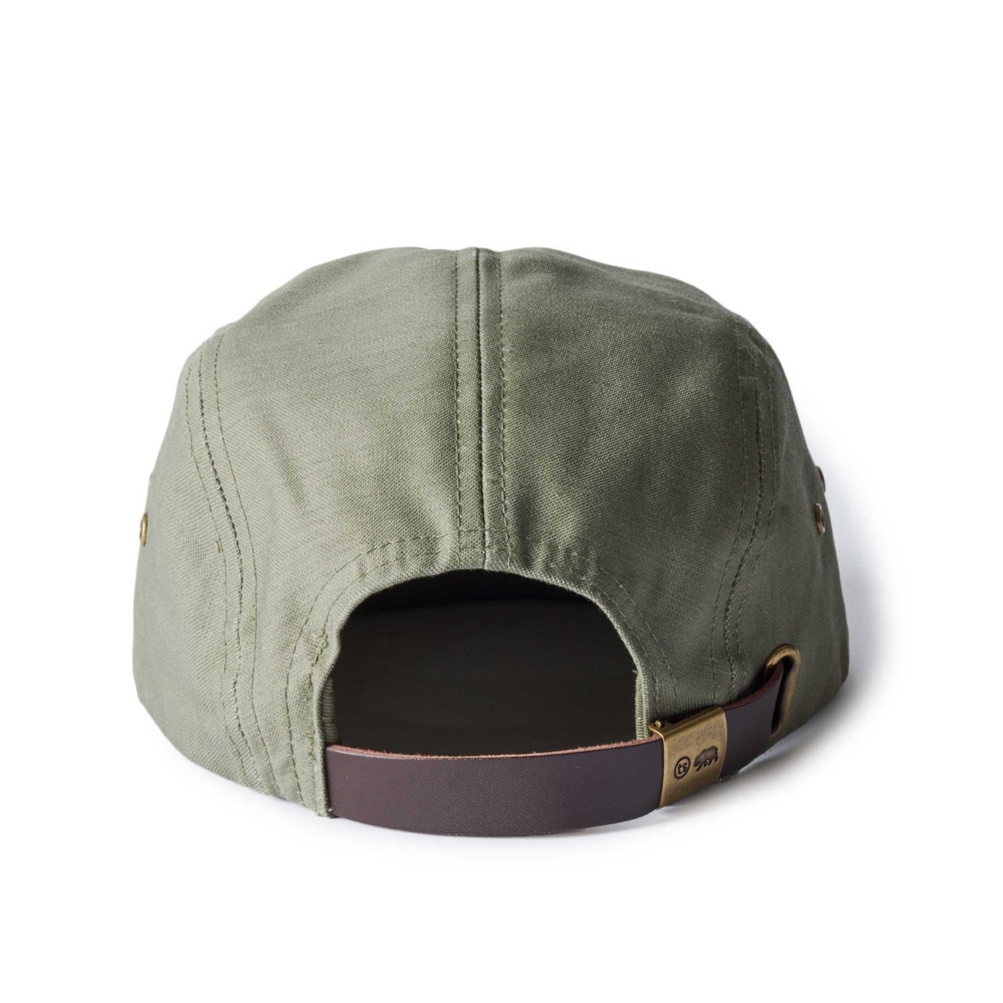 The 5-Panel Cap in Field Olive Reverse Sateen