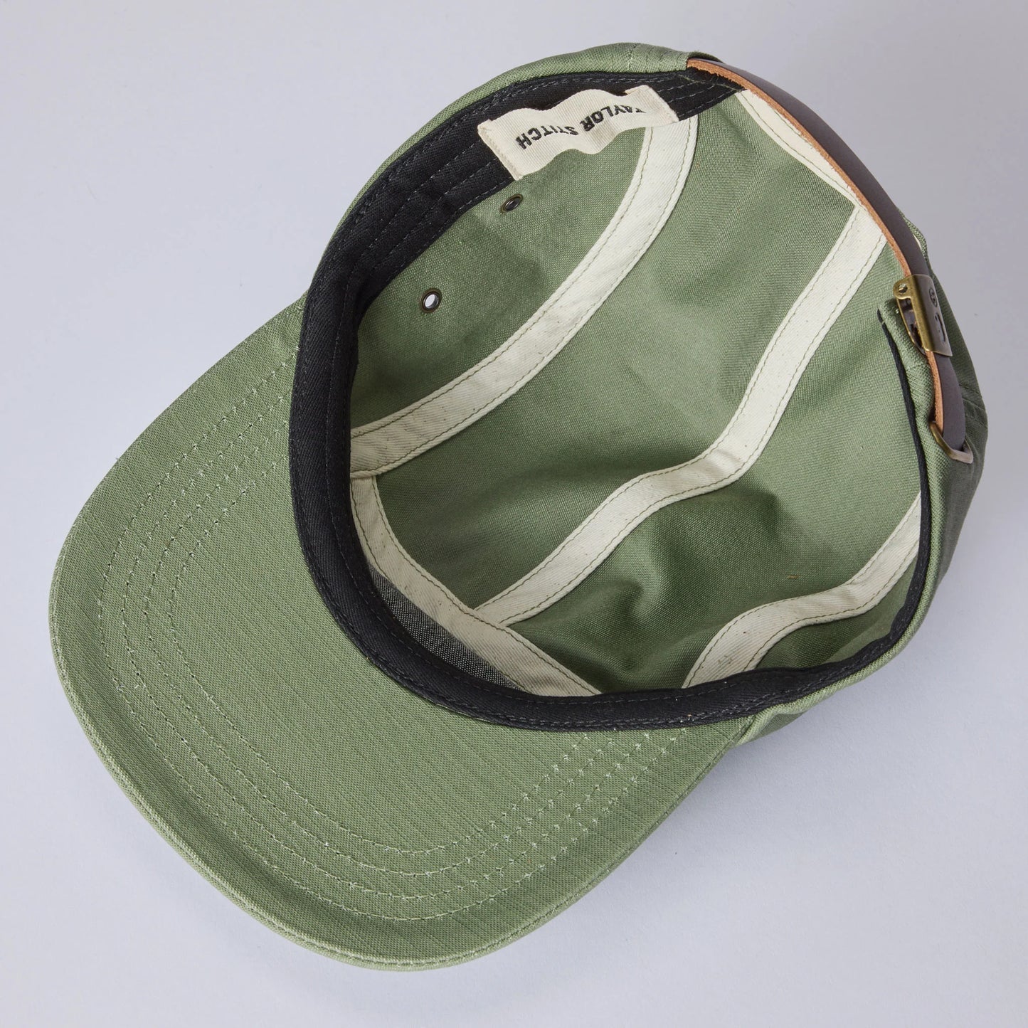 The 5-Panel Cap in Field Olive Reverse Sateen