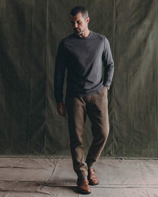 Apres Ski Pant In in Cypress Sashiko