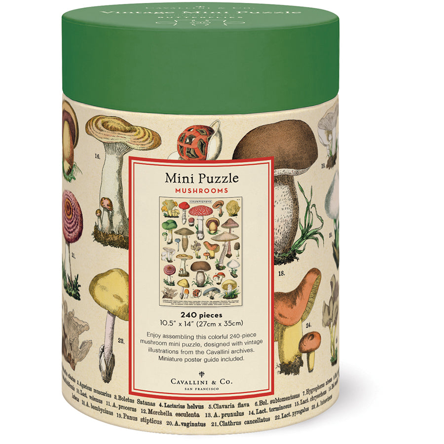 Mushrooms 240 Piece Mini Puzzle