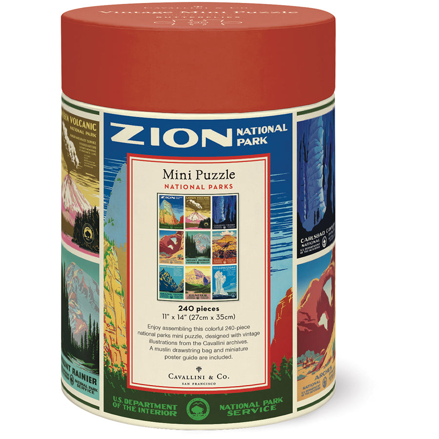 National Parks Posters 240 Piece Mini Puzzle